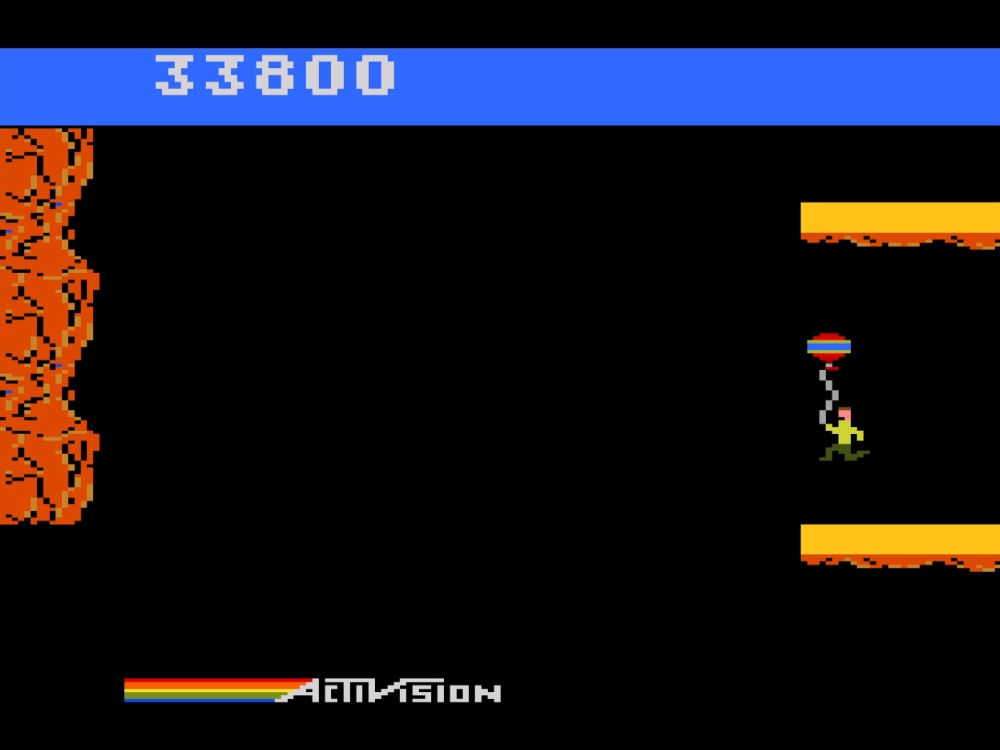 Gameplay of Pitfall II: Lost Caverns for Atari 5200